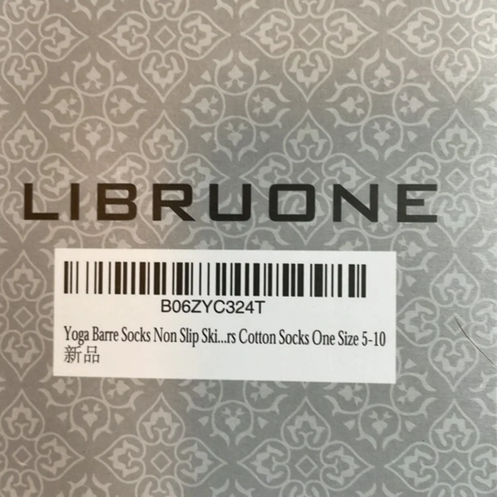 Libruone NWT Yoga Barre Socks Set of 3 Size‎ 5-10